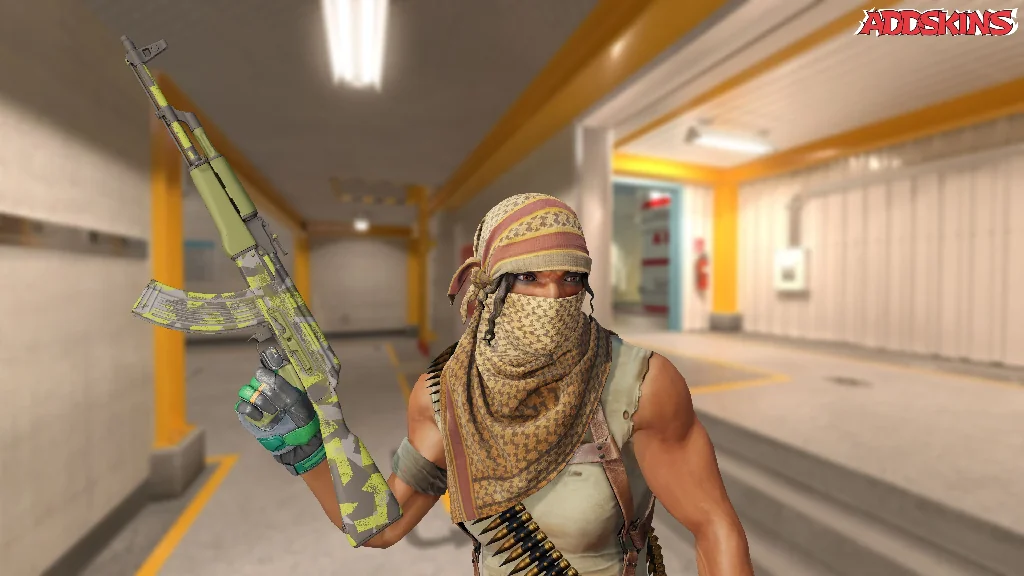 AK-47 | Olive Polycam pose-2
