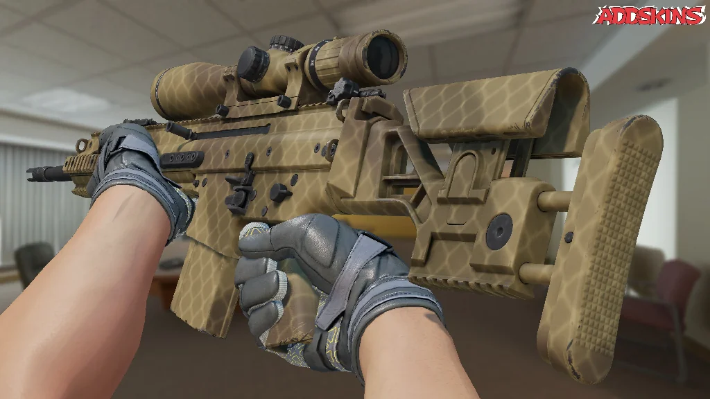 SCAR-20 | Sand Mesh inspecting