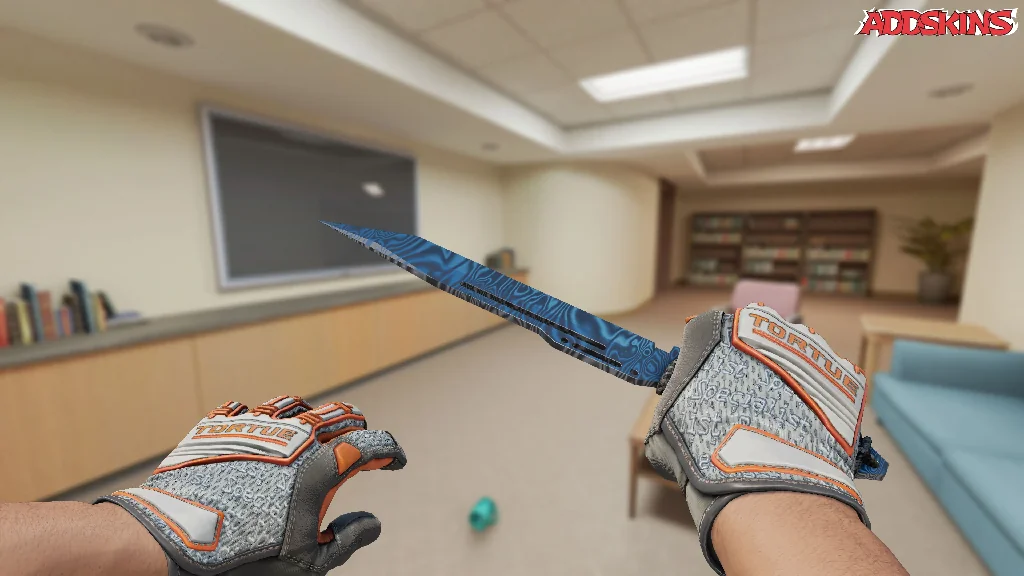 ★ Paracord Knife | Damascus Steel holding