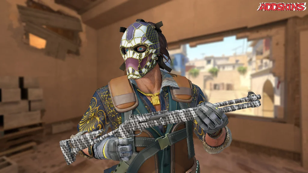 XM1014 | Urban Perforated pose-1