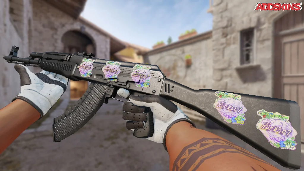 Sticker | n0rb3r7 (Holo, Champion) | Rio 2022 inspecting