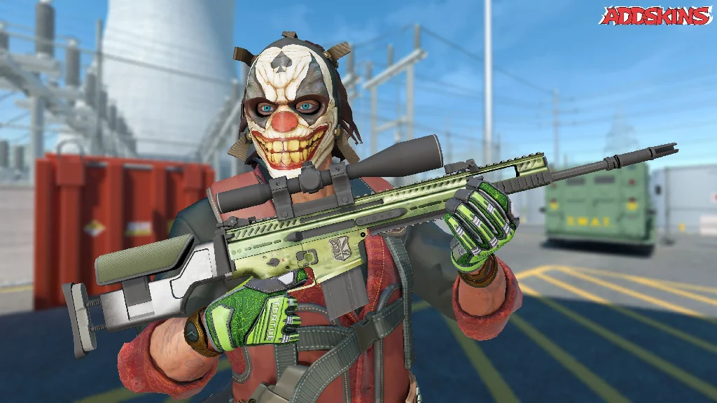 SCAR-20 | Green Marine pose-1