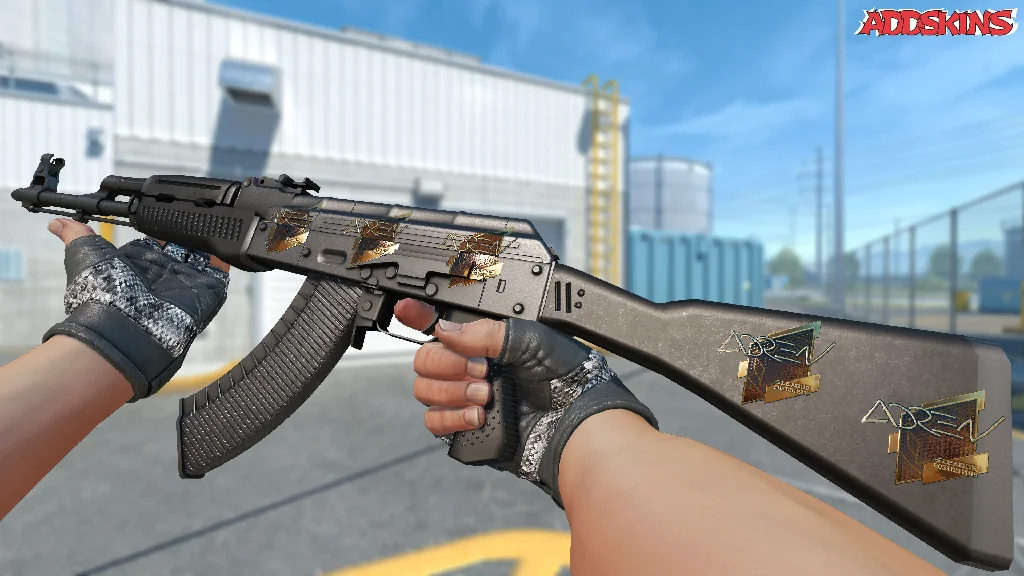 Sticker | AdreN (Gold) | Boston 2018 inspecting