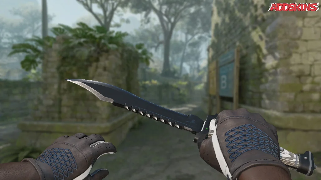 ★ Bowie Knife | Black Laminate holding