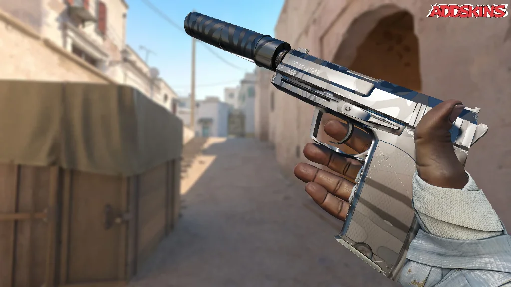 USP-S | Dark Water inspecting