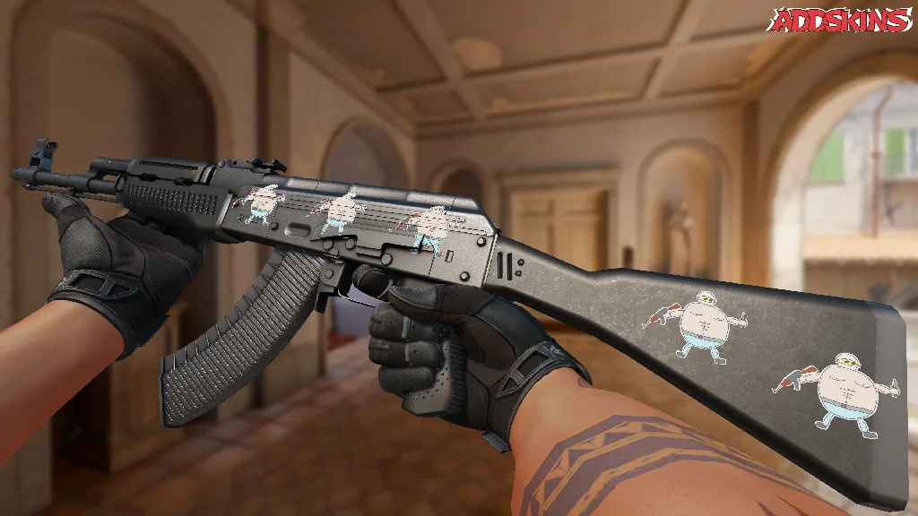Sticker | Poorly Drawn Terrorist inspecting