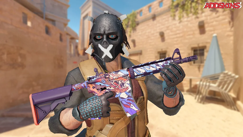 M4A4 | 龍王 (Dragon King) pose-1