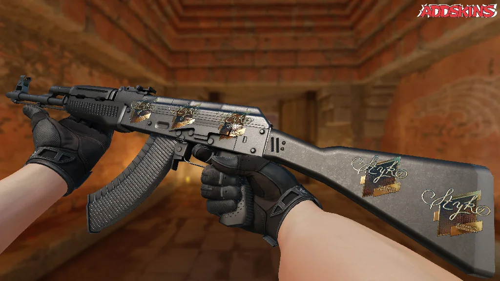 Sticker | STYKO (Gold) | Boston 2018 inspecting