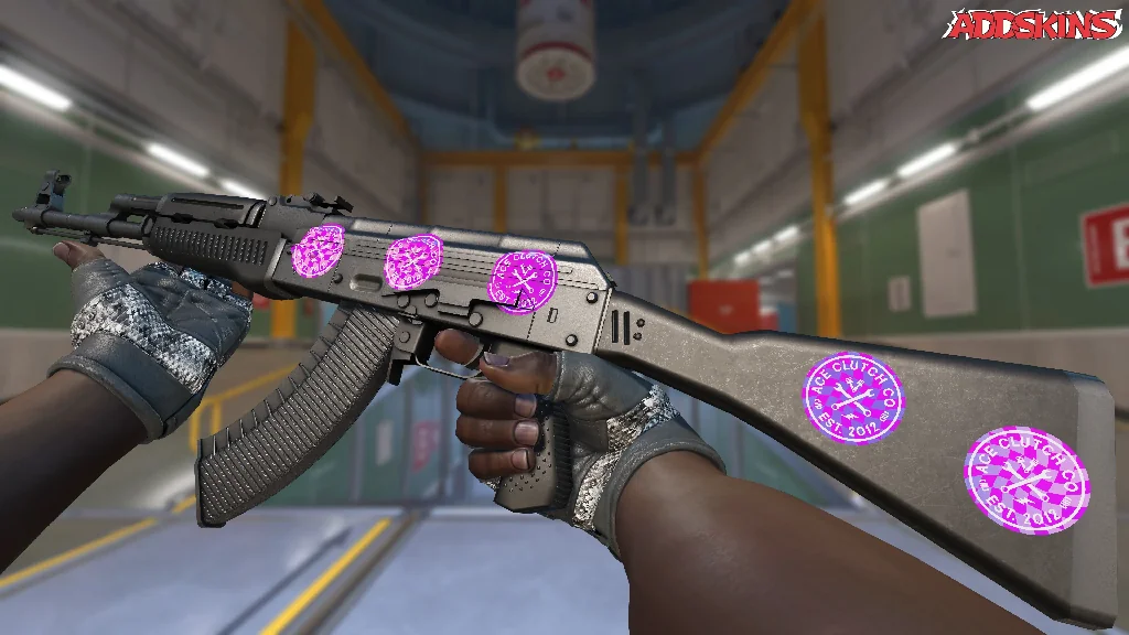 Sticker | Ace Clutch Co. (Holo) inspecting