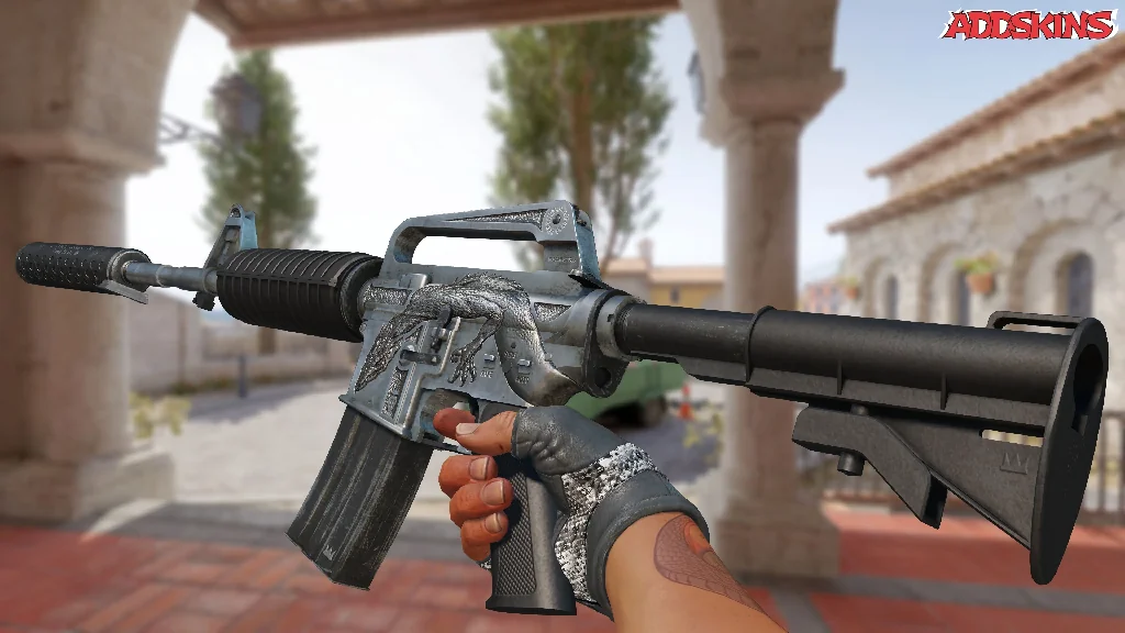 M4A1-S | Basilisk inspecting