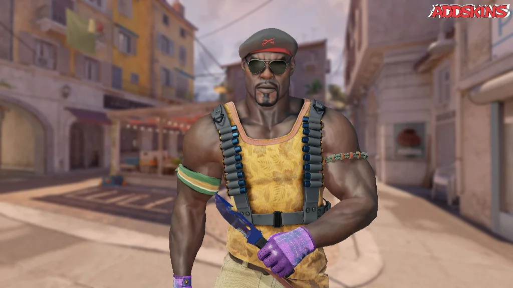 ★ Survival Knife | Doppler Black Pearl pose-1