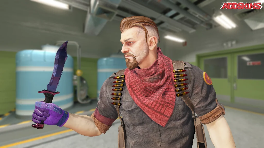 ★ Bowie Knife | Doppler Black Pearl pose-2