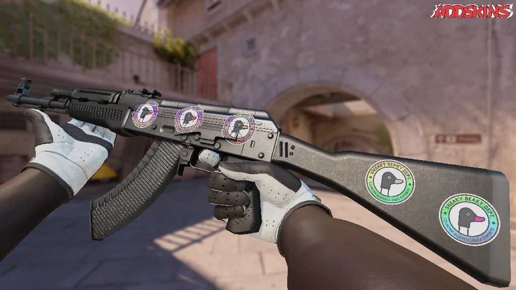 Sticker | Sneaky Beaky Dept. (Holo) inspecting