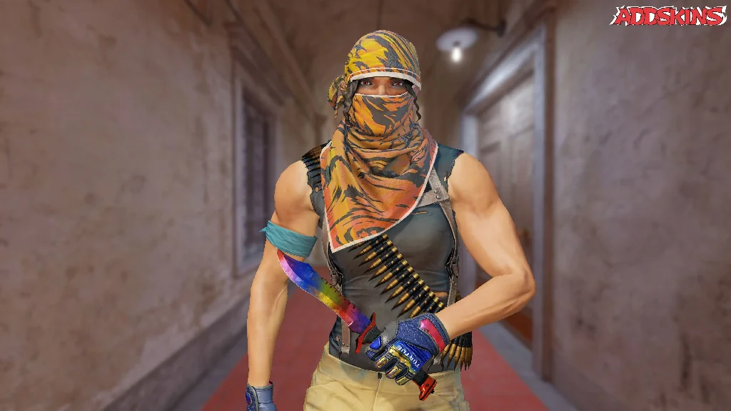 ★ Bowie Knife | Marble Fade pose-1