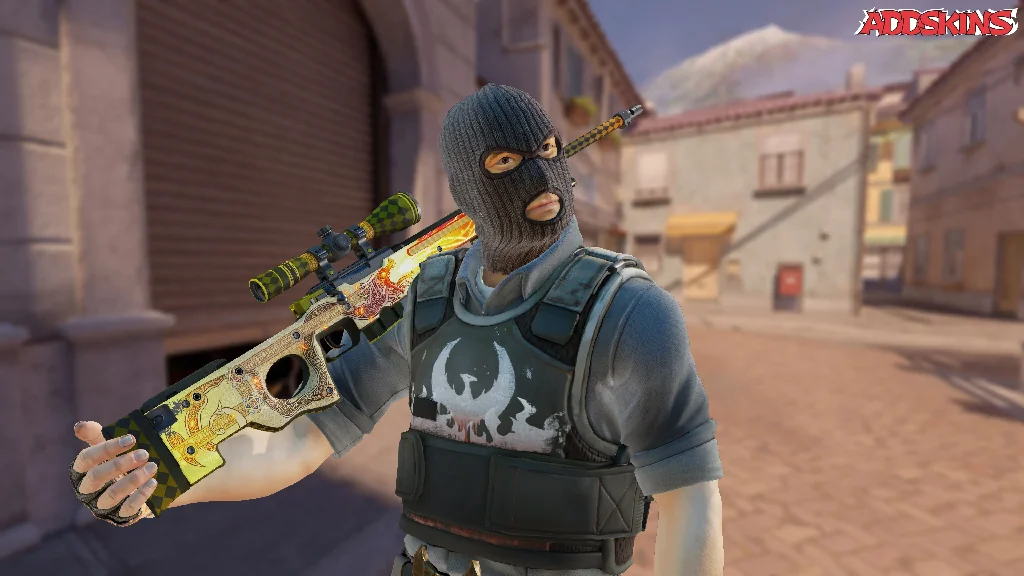AWP | Dragon Lore pose-2