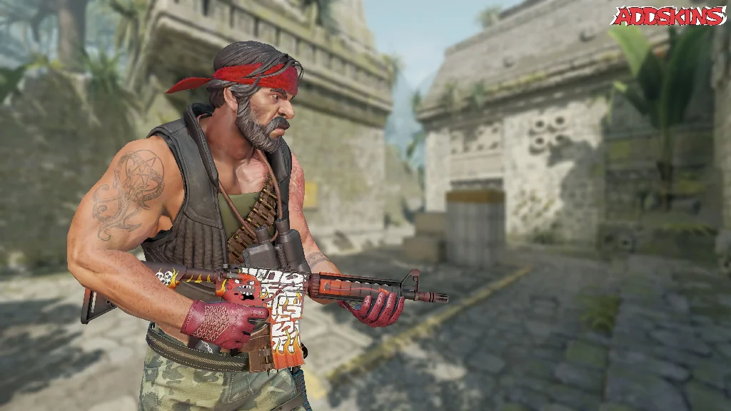 M4A4 | Hellfire pose-3