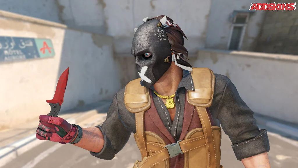 ★ Nomad Knife | Crimson Web pose-2