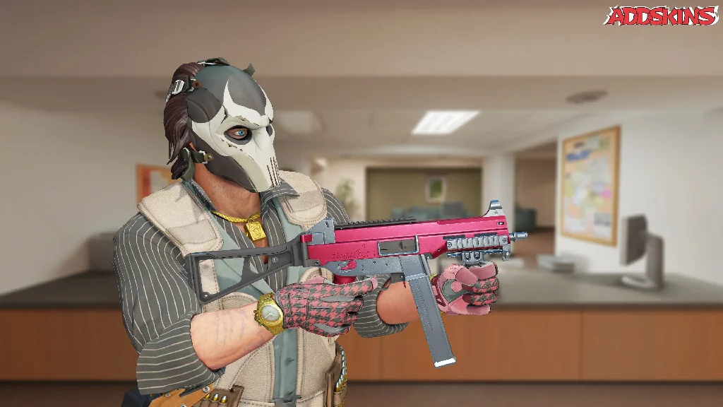 UMP-45 | Crimson Foil pose-3