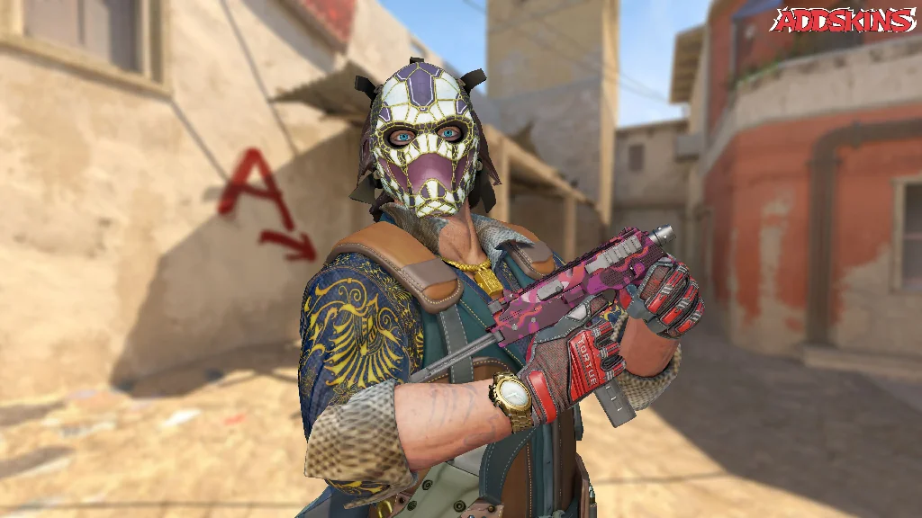 MP9 | Ruby Poison Dart pose-2