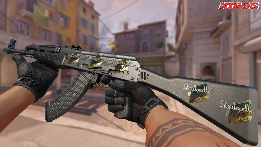 Sticker | Skadoodle (Gold) | Boston 2018 inspecting