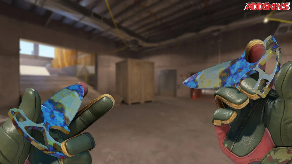★ Shadow Daggers | Case Hardened inspecting