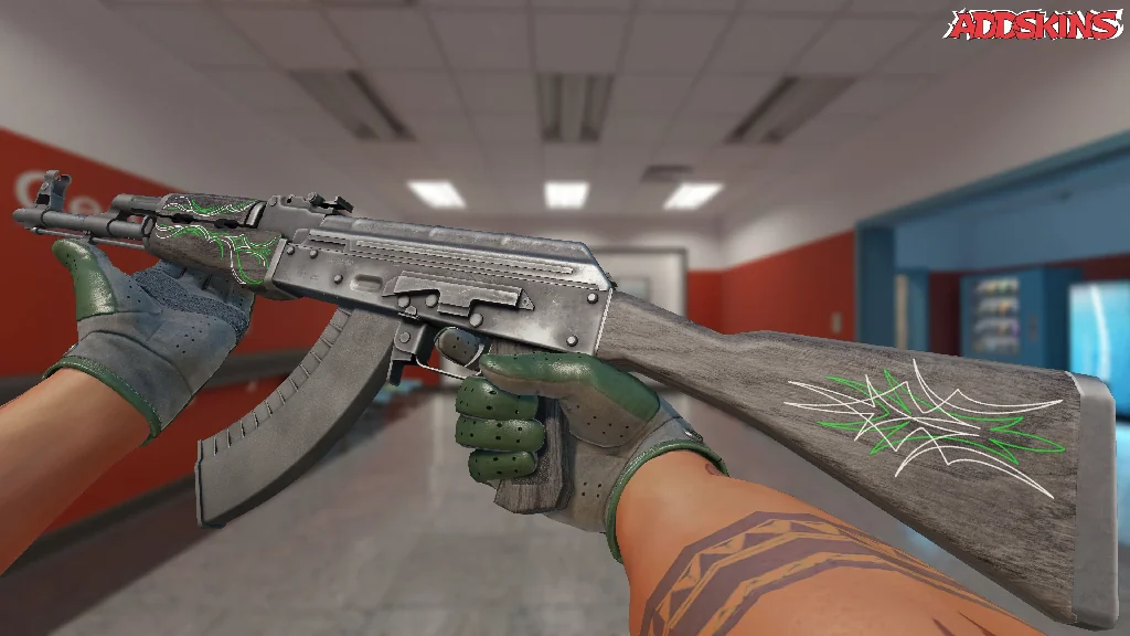 AK-47 | Emerald Pinstripe inspecting