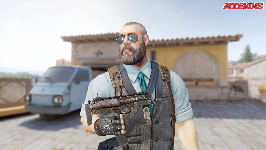 MP7 | Sunbaked pose-1