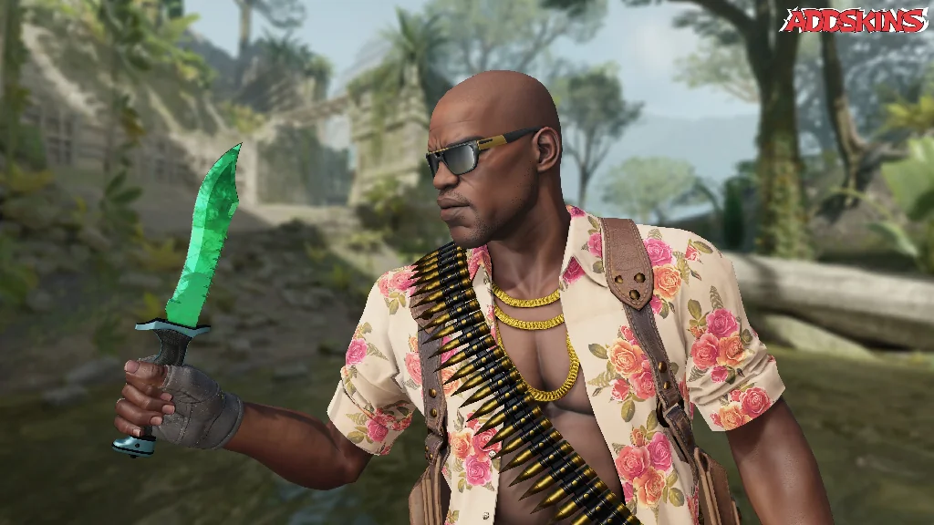 ★ Bowie Knife | Gamma Doppler Emerald pose-2