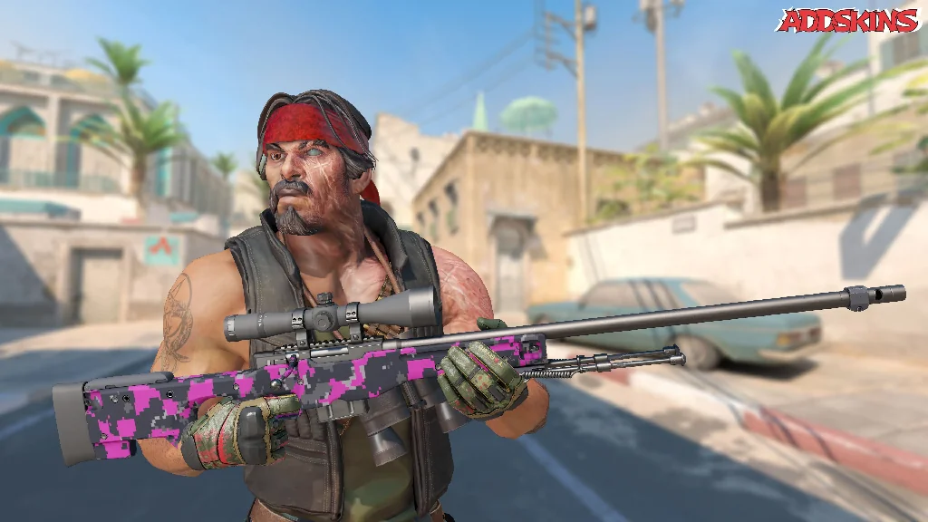 AWP | Pink DDPAT pose-1