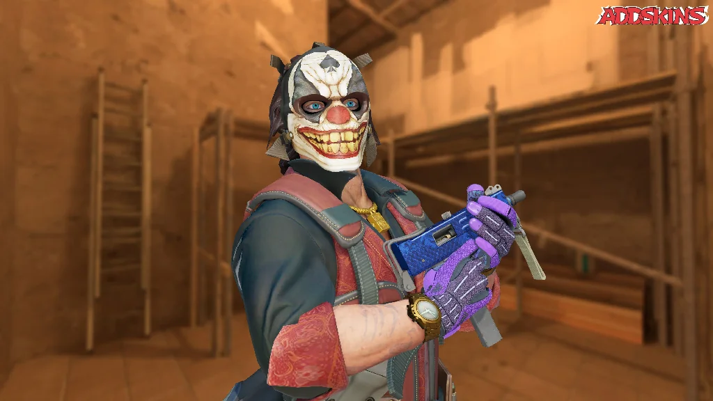 MAC-10 | Lapis Gator pose-3