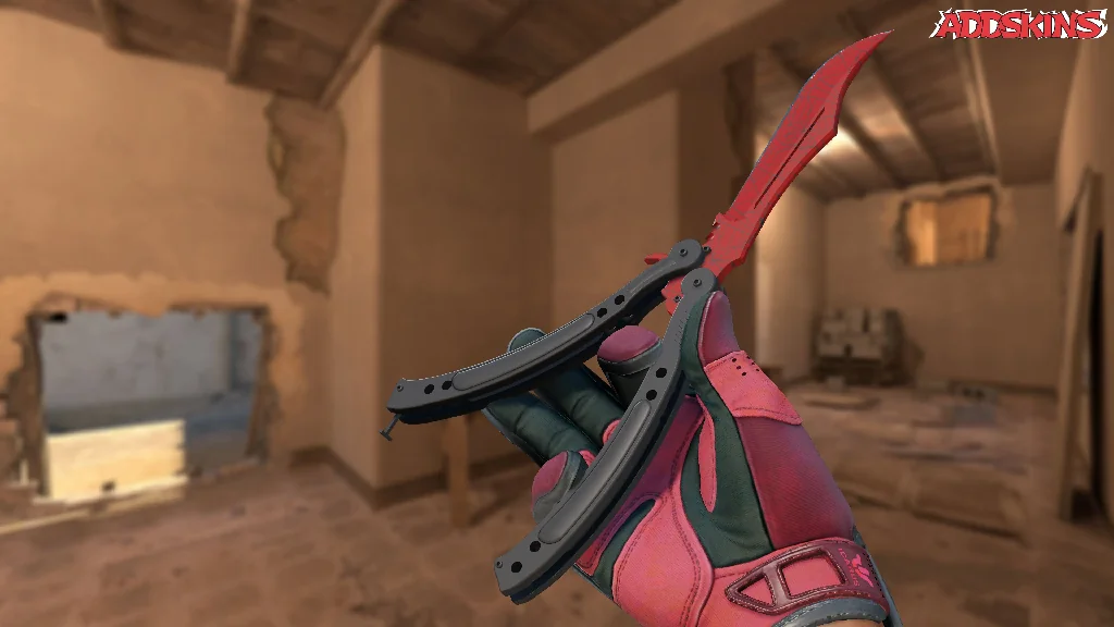 ★ Butterfly Knife | Crimson Web inspecting