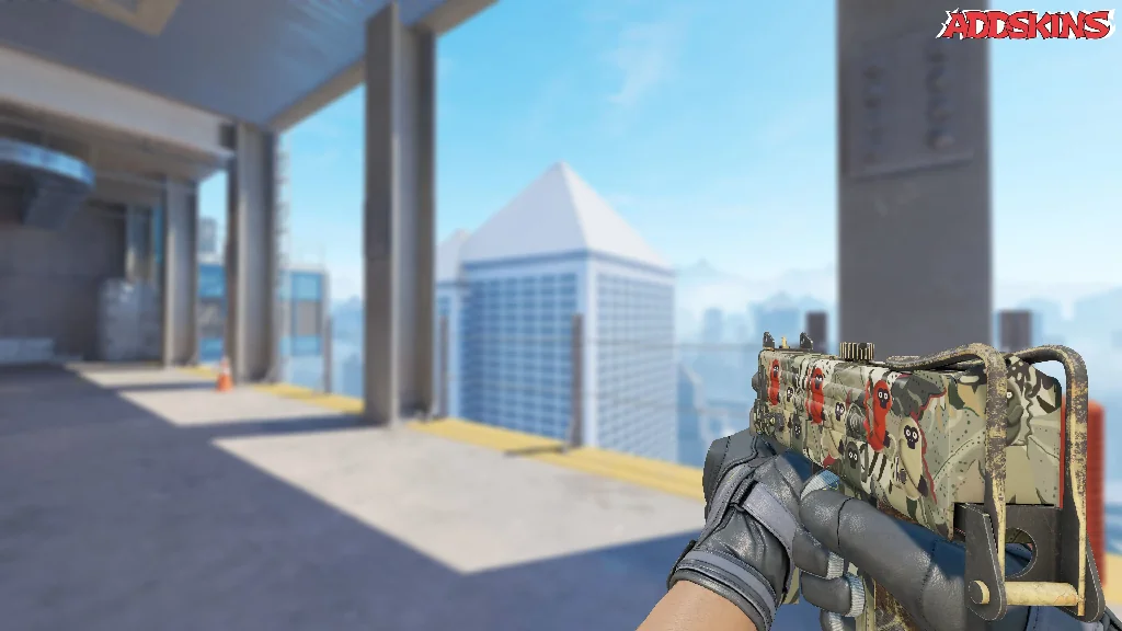 MAC-10 | Monkeyflage holding
