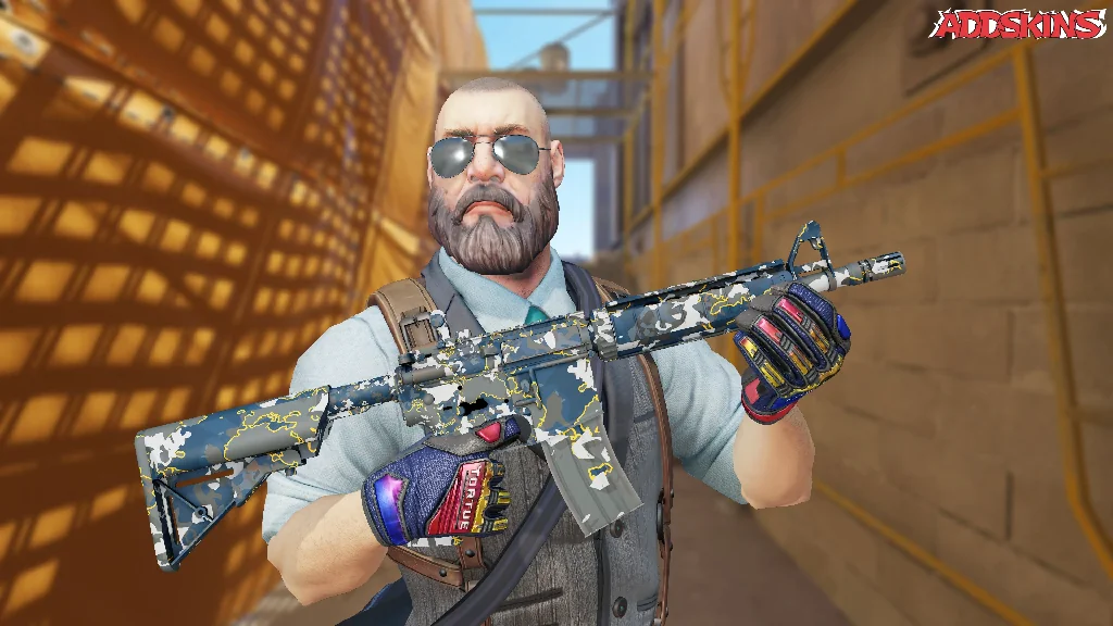 M4A4 | Global Offensive pose-1