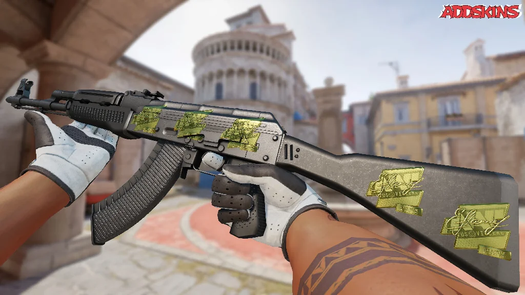 Sticker | flamie (Gold) | Atlanta 2017 inspecting