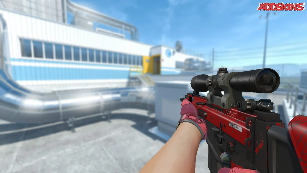 SCAR-20 | Crimson Web holding