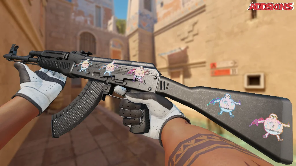Sticker | Poorly Drawn Terrorist (Holo) inspecting