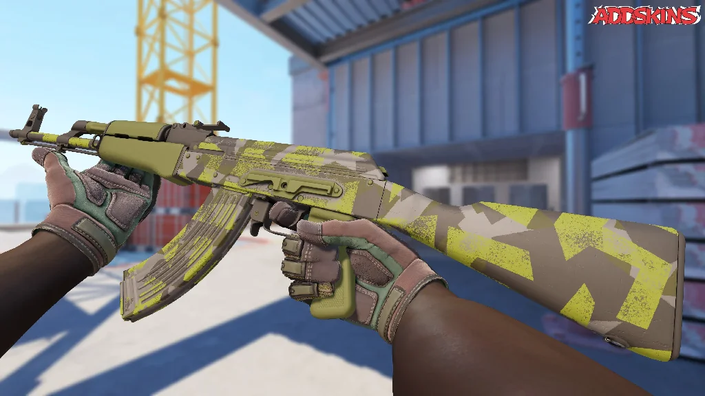 AK-47 | Olive Polycam inspecting