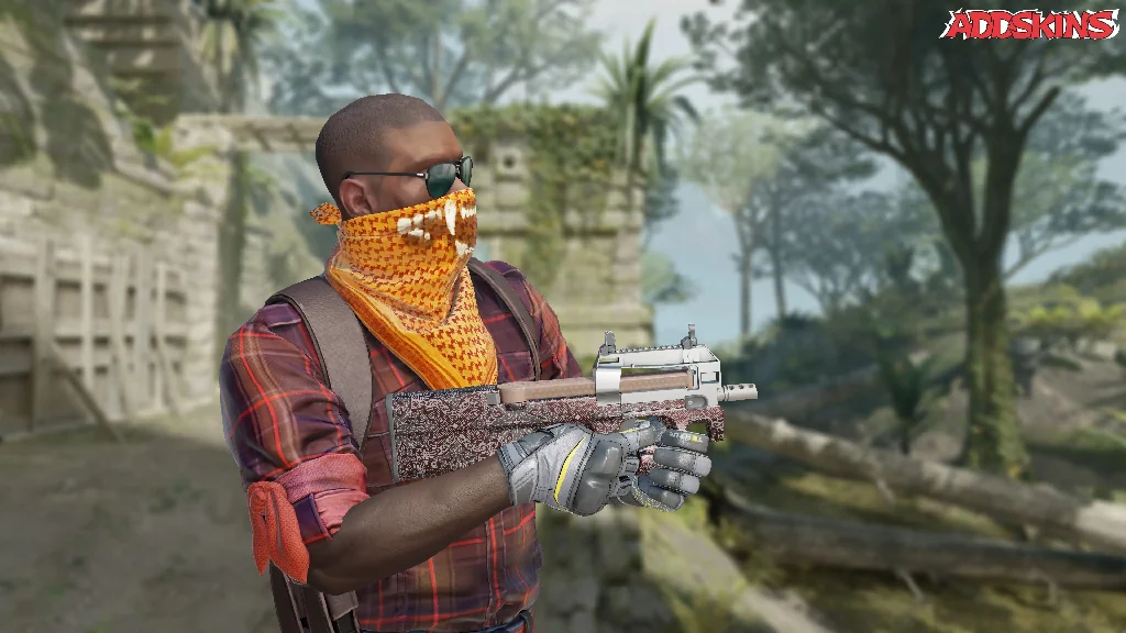 P90 | Baroque Red pose-3