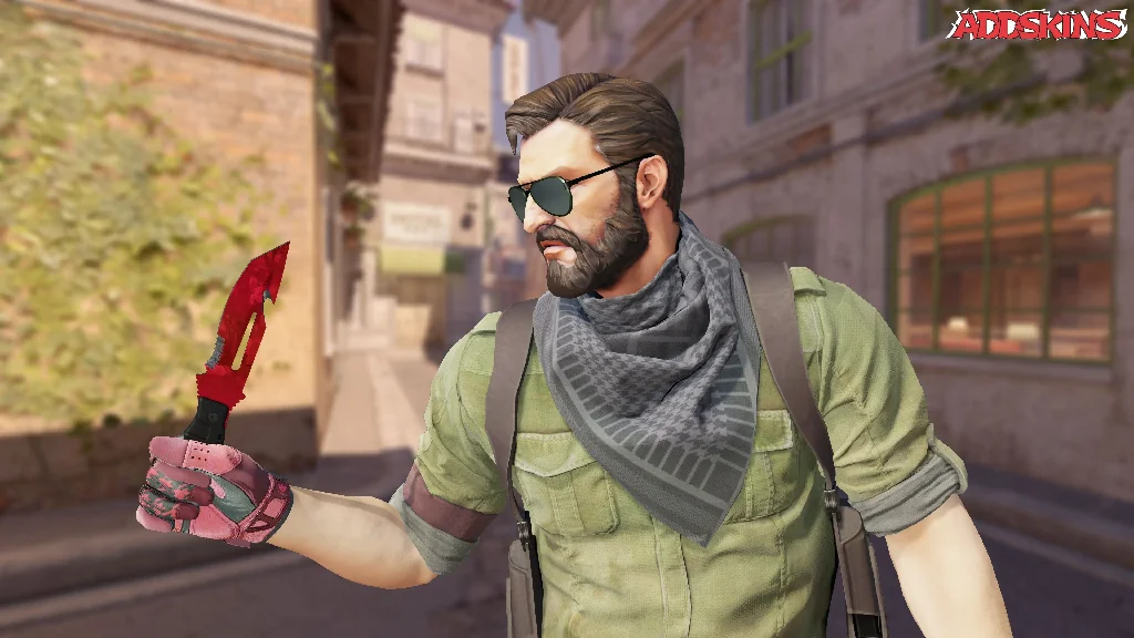 ★ Survival Knife | Doppler Ruby pose-2