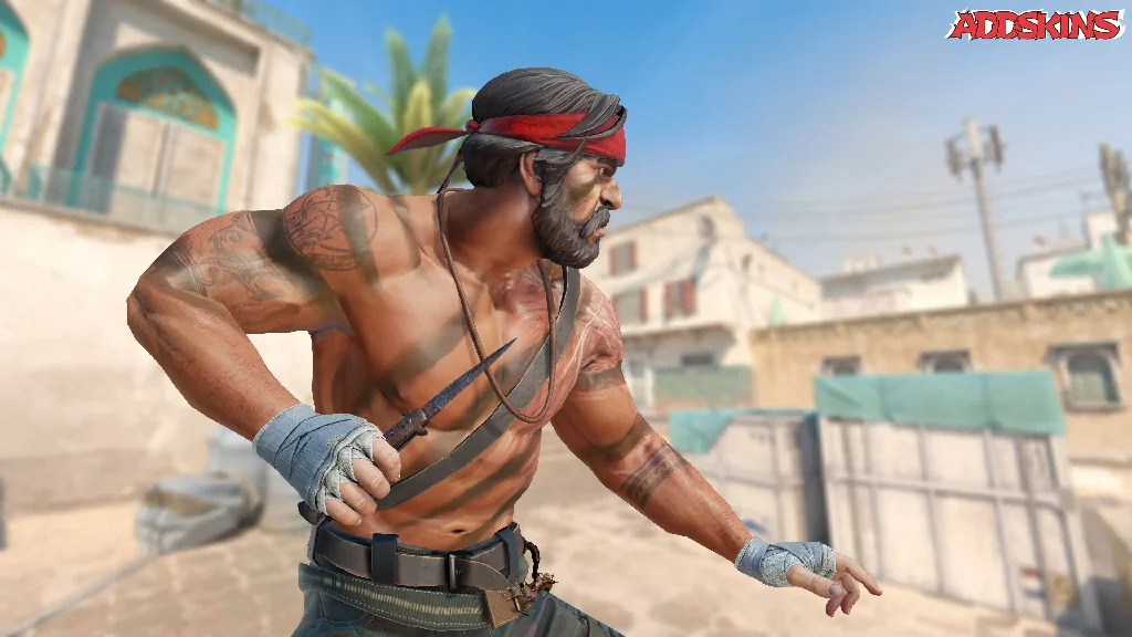 ★ Stiletto Knife | Rust Coat pose-3
