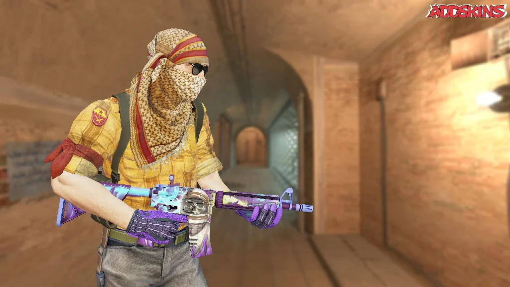 M4A4 | Desolate Space pose-3