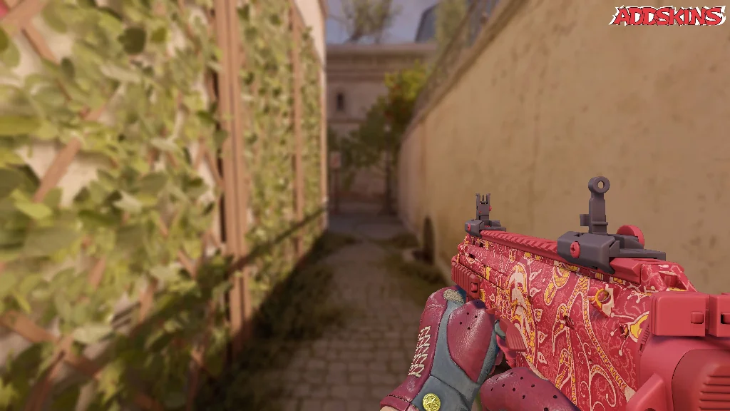 MP7 | Coral Paisley holding