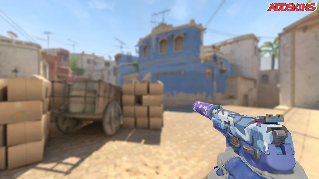 USP-S | Alpine Camo holding