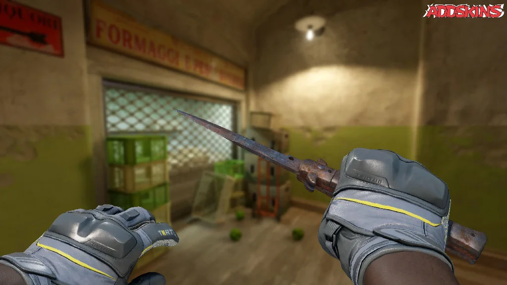 ★ Stiletto Knife | Rust Coat holding