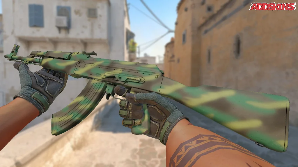 AK-47 | Jungle Spray inspecting