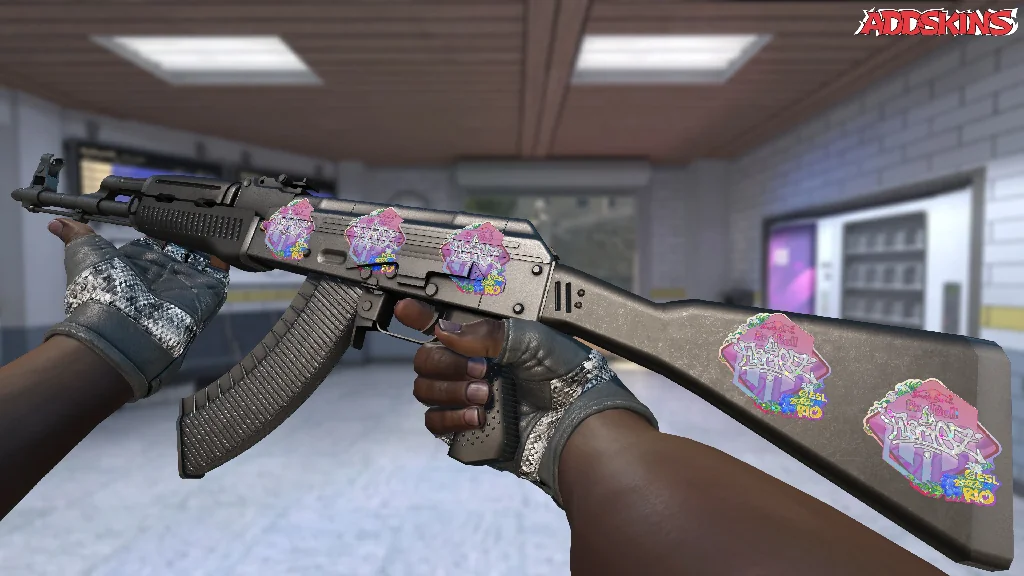 Sticker | FlameZ (Glitter) | Rio 2022 inspecting