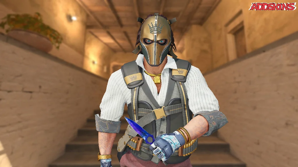 ★ Skeleton Knife | Doppler Sapphire pose-1