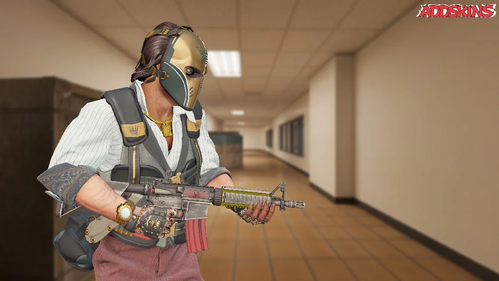 M4A4 | Steel Work pose-3