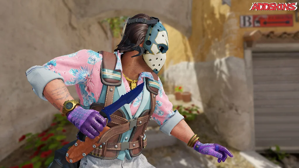 ★ Huntsman Knife | Doppler Black Pearl pose-3