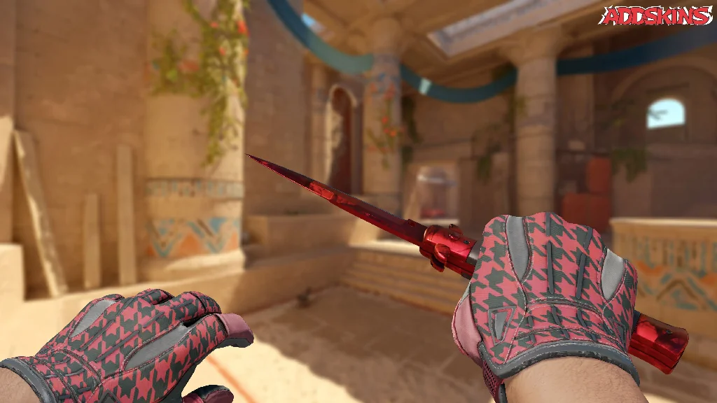 ★ Stiletto Knife | Doppler Ruby holding